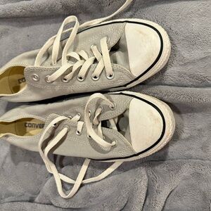 Converse Light Gray All Star Sneakers